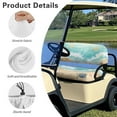 thumbnail image 6 of Uorisanigo Golf Cart Seat Covers Beach Turtle Starfish Seat Cushion Front Sets Elastic Cushions Cover for Club Car Dress UP Older Golf Cart Vinyl Seats Easy to Install, 6 of 7