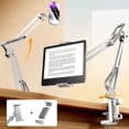 thumbnail image 1 of Soporte para tableta LISEN Soporte para iPad para escritorio con 2 abrazaderas, 1 of 1
