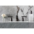 thumbnail image 3 of Kingston Brass KB8965CML Manhattan Two-Handle 3-Hole Deck Mount Widespread Bathroom Faucet with Pop-Up Drain in Oil Rubbed Bronze, 3 of 8