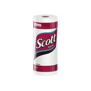 Scott Kitchen Paper Towels (13608) with Fast-Drying Absorbency Pockets, Perforated Standard Paper Towel Rolls, 96 Sheets per Roll, 15 Rolls per Case