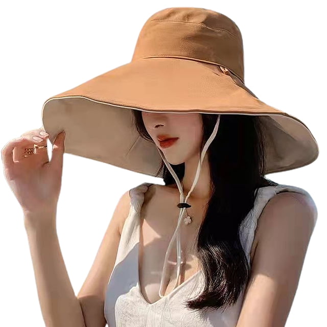 Sombrero de ala ancha con protección solar Sombrero para el sol Sombrero tipo pescador plegable