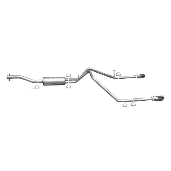 Cat-Back Dual Split Exhaust System, Stainless Fits select: 2016-2019,2021-2022 CHEVROLET COLORADO