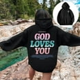 thumbnail image 4 of Womens Hoodie 2025 Christian Hoodies Y2K Graphic Hoodies with Pockets Hooded Sweatshirt Hoodie Women Pullover, 4 of 8