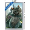 thumbnail image 3 of Disney Alice Through the Looking Glass - Chessur Wall Poster, 14.725" x 22.375", Framed, 3 of 5