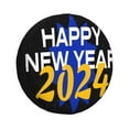 thumbnail image 2 of Balery Happy New Year 2024 (6) Tire Covers - Tough Tire Wheel Protector for Truck, SUV, Trailer, Camper, RV -17 inch, 2 of 8