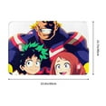 thumbnail image 4 of My Hero Academia Bathroom Rugs, Anime Welcome Door Mat, Non Slip Mat, Front Door Mat For Bedroom Living Room, Super Absorbent Flannel Rugs, Home Decor, 16*24 Inch, 4 of 9