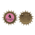 thumbnail image 1 of Juego de Ajedrez Pin de Gancho de Metal Vintage con Forma de Sol Unbranded, 1 of 3