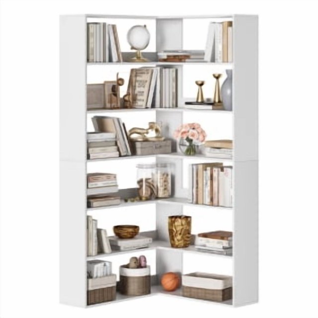1 Pb Board L-Shaped Board Wooden Bookshelf
