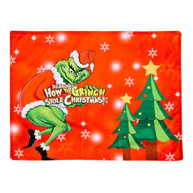 YIJIARAN Merry Grinchmas Christmas Table Runner The Grinch TableCloths