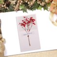 thumbnail image 4 of SIfdSeng Get it Fast Christmas Charm Dried Flower Greeting Card Festive Design Natural Holiday Sentiments Idea, 4 of 5