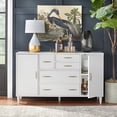 thumbnail image 5 of Lifestorey Versatile Mid-Century Sideboard, Oak Rubberwood MDF, 5 of 5