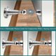 thumbnail image 4 of Tope de puerta magnético con amortiguador hidráulico, acero inoxidable resistente, imán de montaje en pared Doo, 4 of 5