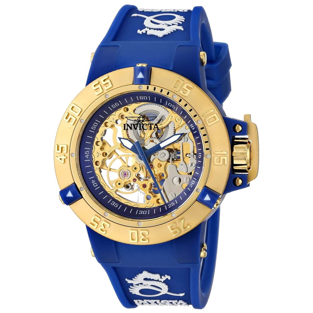 新品電池 INVICTA 訳あり サブアクア ノマ1 ゴールド スケルトン Invicta Women's 16793 Subaqua Noma III Skeleton Gold Dial Dark