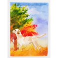 thumbnail image 1 of Carolines Treasures CK1938GF Fall Yellow Labrador Retriever Garden Size Flag, 1 of 3