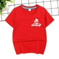 thumbnail image 2 of Toddler Girls Summer Tops Tees Soft Short Sleeve Crew Neck Solid Color T Shirt Daily Spring Shirts For Kid 8-9 T, 2 of 5