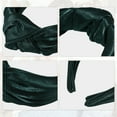 thumbnail image 4 of Unique Bargains 1 Pcs Shiny Knotted Wide Head Bands for Women Hairband Hair Hoop Hair Accessories Dark Green, 4 of 7