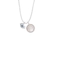 thumbnail image 2 of Delight Jewelry Silvertone Little Bird Initial - M - To the World You are a Mother Locket Necklace, 2 of 4