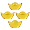 thumbnail image 3 of 4Pcs Crystal Ingot Adornment Home Decor Showcase Prop Adornment Festival Decor, 3 of 8