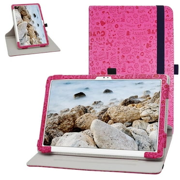Labanema 10.4" Samsung Galaxy Tab A7 10.4 (2020) T500 T505 Case, 360 Degree Rotary Stand 10.4" Samsung Galaxy Tab A7 10.4 (2020) T500 T505 Cover, Case for 10.4" Samsung Galaxy Tab A7 10.4 (Rose Red)