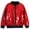 Red, variant on Xdegoge Boys Girls Sparkly Sequin Jacket Long Sleeve Zipper Bomber Outerwear Shiny Glitter Party Ribbed Collar Cuffs Dance Performance Holiday Casual Coat