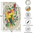 thumbnail image 4 of Love Birds on A Branch Dish Towels Set of 4, Vintage Red Flowers Washable Tea Towels Dishcloths Lint-Free 18x28 Inch Fast Drying for Home Kitchen Clean, 4 of 5