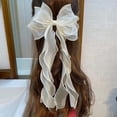 thumbnail image 5 of Tigivemen Large Hair Bow for Girls Womens Wedding Hair Accessories Oversized Cute Bow Hair Clips, 5 of 5