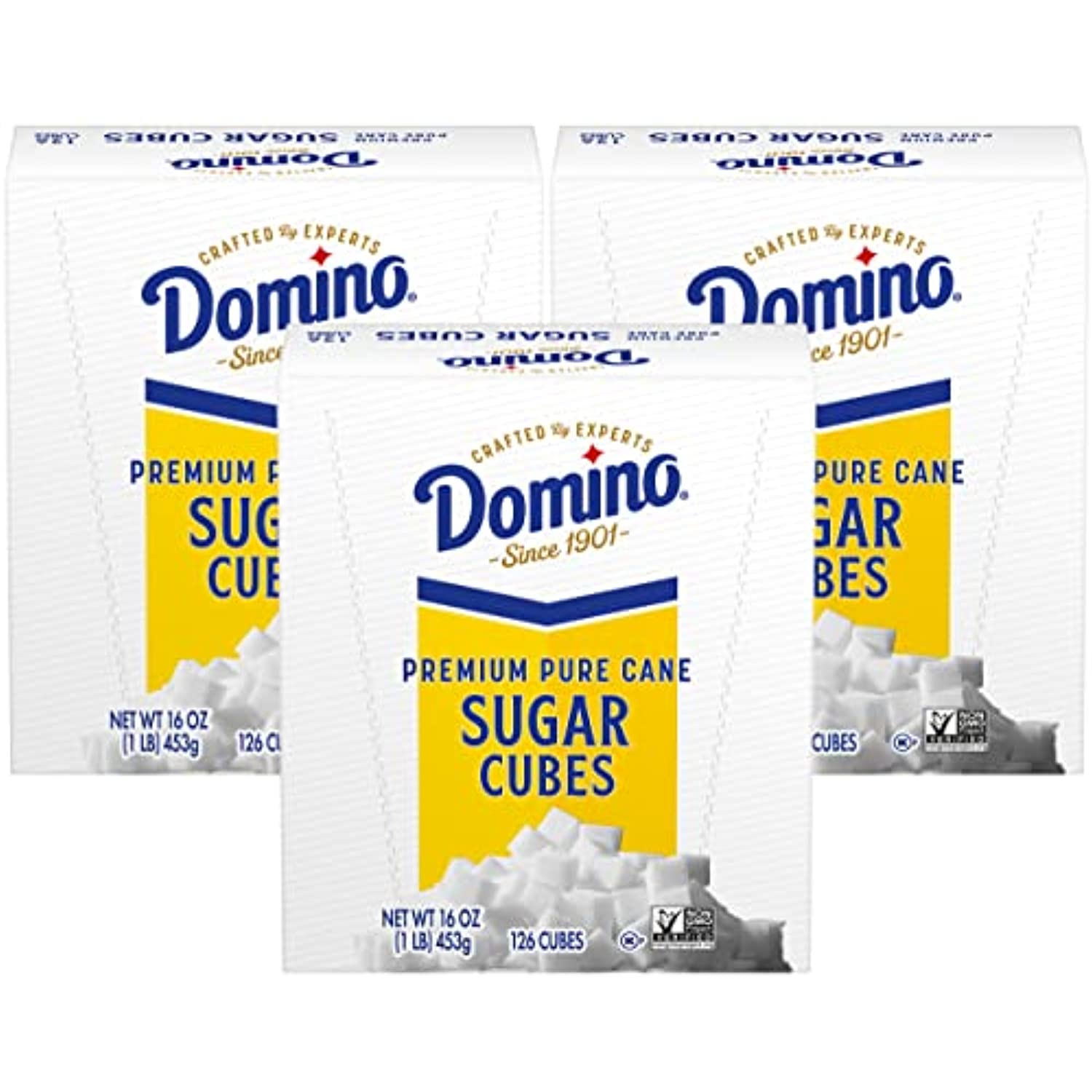 Domino Sugar Cubes Dots 1 Lb (3 Pack) 3 Lb Total