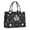Butterfly and Sun Gothic Pattern, variant on Moth and Skeleton Gothic Pattern Tote Bag, Travel Tote Purse with Interior Pockets & Top Handle, Dacron Fabric Gifts for Birthday Christmas Thanksgiving,15.7 X 5.1 X 13 Inches
