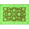 thumbnail image 1 of Ahgly Company Indoor Rectangle Oriental Green Traditional Area Rugs, 5' x 7', 1 of 1