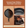thumbnail image 2 of Caraway 8-Piece Enameled Cast Iron Set - 10.5” Skillet, Grill Pan, 3.5 qt Braiser Pan, 6.5 qt Dutch Oven with Lid and Organizers - 3-Layer Enamel Coating - No Seasoning Required - Rust, 2 of 6