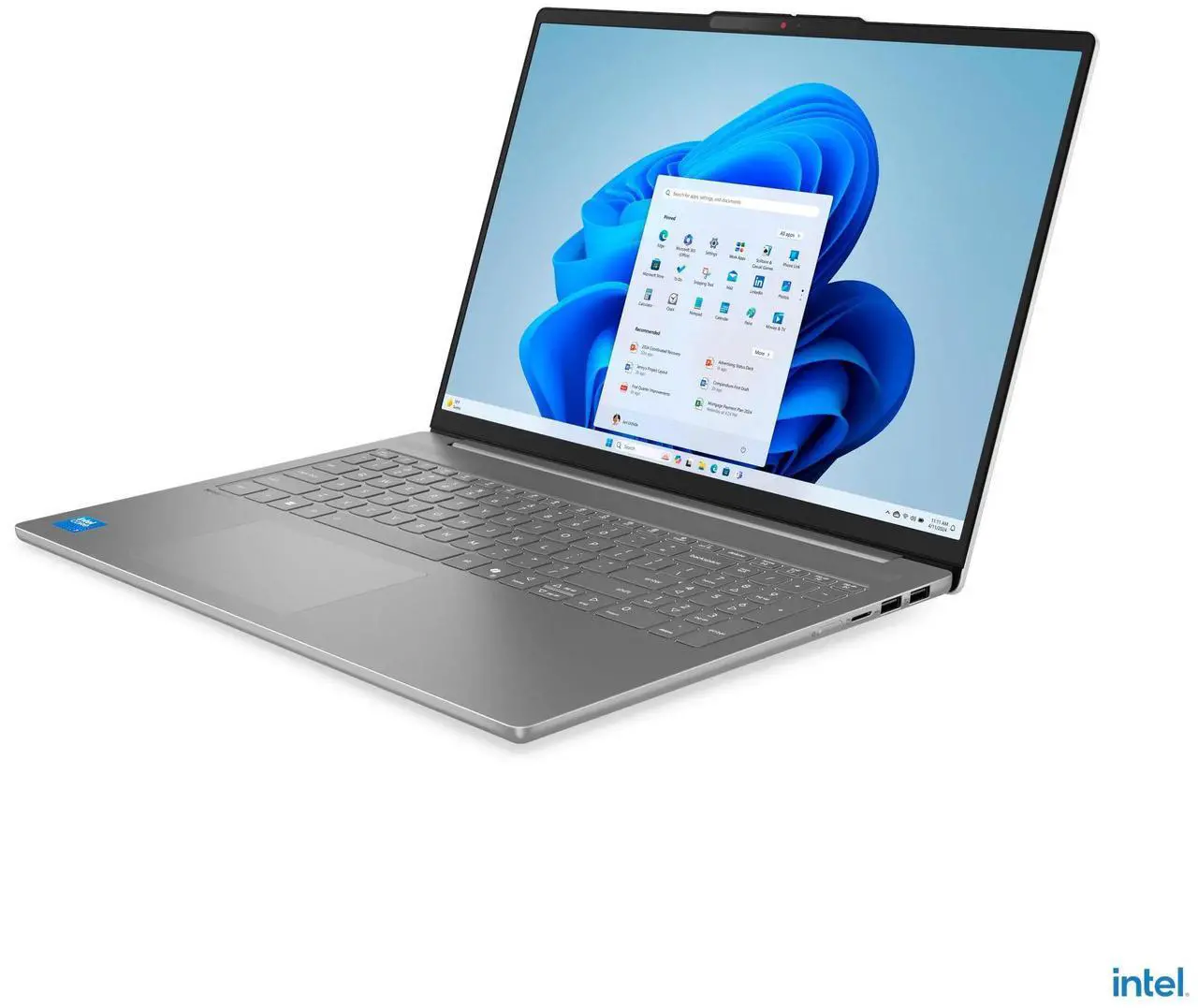 Lenovo IdeaPad Slim 5 16" Touchscreen Lightweight Laptop, Intel Core 7 240H, 32GB DDR5, 2TB SSD, Grey