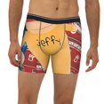 thumbnail image 2 of Saiise Sml Jeffy Men's Underwear Boxer Briefs Cotton Trunks Short Leg Underwear (S-XXL), 2 of 7