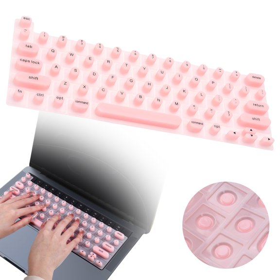 Silicone Keyboard Cover, Perfectly Compatible with Macbook Pro 13 2020-2023 Washable & Comfortable Keyboard Cover for Nail Art