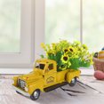thumbnail image 4 of Charming Vintage Metal Truck with Sunflowers and LED String Lights for Farmhouse Decor, 4 of 4