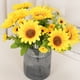 thumbnail image 2 of Regalo Para Mamá Girasol Flor Artificial Flor Artificial Auténtica Decoración Para El Hogar, La Oficina Y Bodas Ramo Decorativo Con Flores Artificiales, 2 of 5