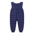 thumbnail image 4 of Ruyang Baby Girls Boys Winter Snowsuit Toddler Cute Warm Down Ski Pants Water-proof Windproof Sleeveless Overalls Pockets, 4 of 6