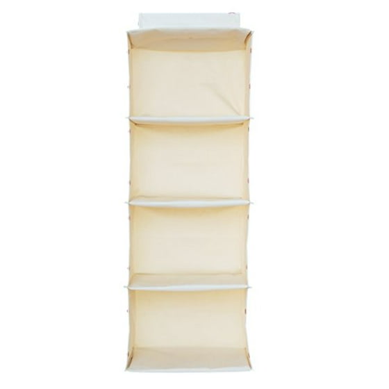 4 Shelf Hanging Closet Storage System And Organizer