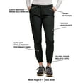 thumbnail image 3 of Green Town Scrubs for Women - Jogger Scrub Pant, Cargo Pockets, Stretch Fabric, Drawcord, Easy Care, 3 of 8