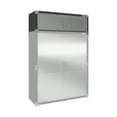 thumbnail image 4 of Seville Classics UltraHD® Stacking Top Steel Body Lockable Storage Cabinet Organizer Shelving Unit, 60" W x 24" D x 18.5" H, Graphite, 4 of 5
