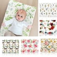 thumbnail image 2 of Baby Changing Pad Covers Soft Washable Floral Animal Printing Baby Breathable Diaper Pad Sheets Cover (Animals), 2 of 6