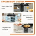 thumbnail image 4 of JONPONY 16-in-1 Electric Pressure Cooker 8 Quart Stainless Steel Multi Cooker for Rice, Steamer, Yogurt Maker, Slow Cook, Saute, Meat Stew, Cake, Multigrain, 4 of 11
