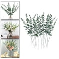 thumbnail image 3 of Follaje de  Flor  para la decoración del 18 piezas Gloria hojas de eucalipto, 3 of 9