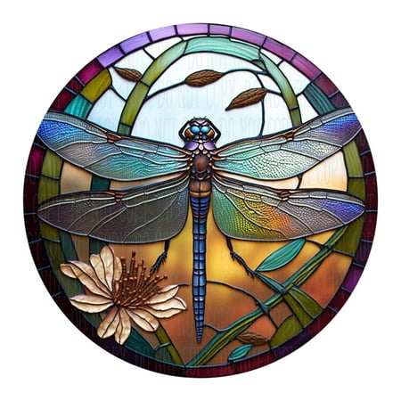

PeiBai Hanging Wreath Colorful Circular Wall Decoration Window Decoration Festival Decorations 20 * 20 * 0.4Cm