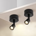 thumbnail image 4 of KAKOWELY Ceiling Spotlight Stick On 3w Led Spot Light Indoor Angle Adjustable Lighting,3.94"X2.28"X2.28", 4 of 5