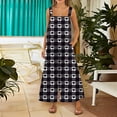 thumbnail image 6 of Valentine's Day Women's Overalls Cute Heart Print Sleeveless Straight Leg Jumpsuits Long Valentines Rompers with Pockets, 6 of 6
