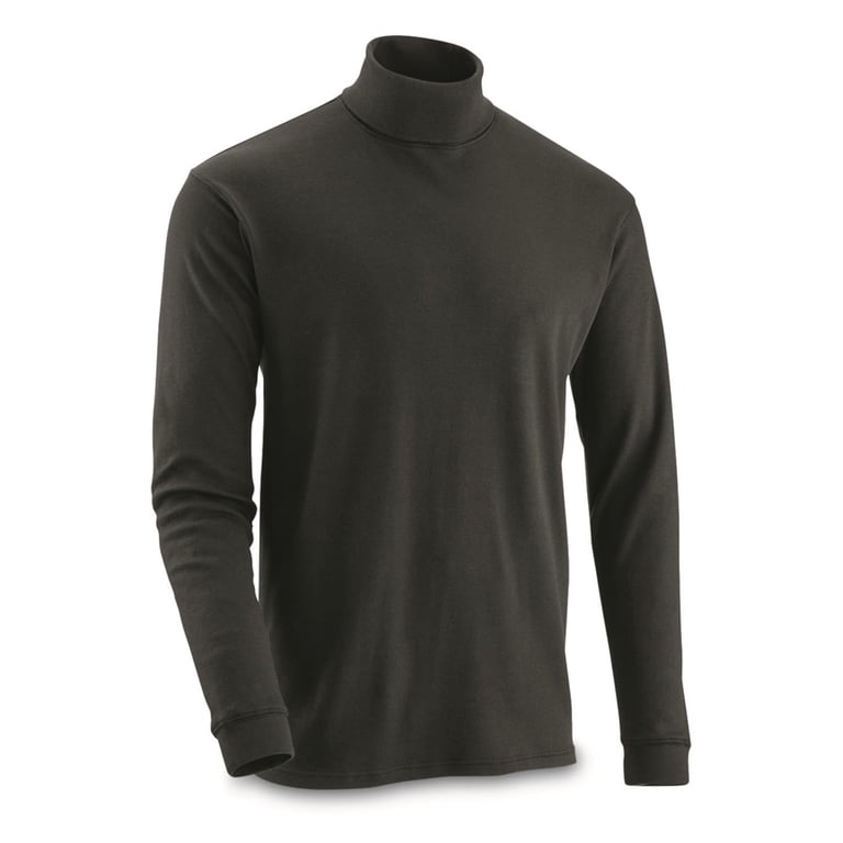 Guide Gear Turtleneck Long-Sleeve Tee Heather Gray MEDIUM