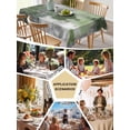 thumbnail image 5 of Sage Green Grey Table Cloth, Modern Oil Painted Abstract Art Aesthetics Waterproof Tablecloth for Rectangle Tables, Reusable Washable Fabric Table Cover for Restaurant Kitchen Dining Tables 60"x84", 5 of 6