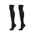 thumbnail image 1 of Mialoley Men Football Socks, Knitting Solid Color Knee-High Tube Elastic Sports Adult Male Long Socks, 1 of 5