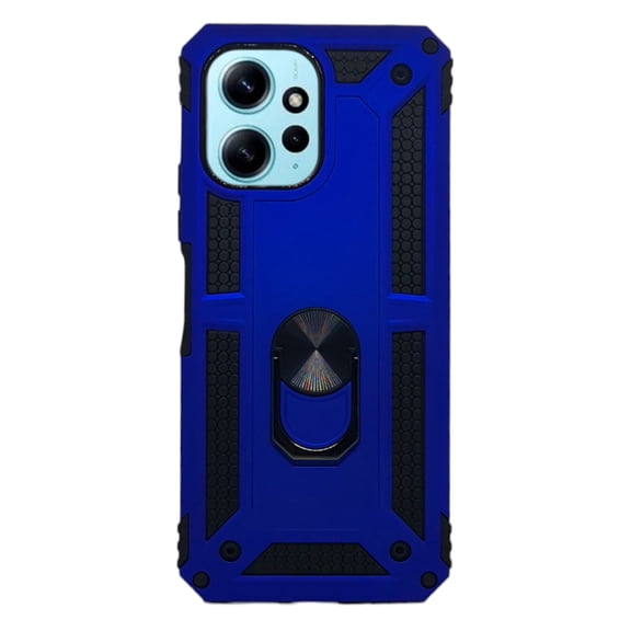 Funda Uso Rudo Cely Vesmir con Anillo Magnético Para Xiaomi Note 12 Azul Rey 2 Micas de cristal