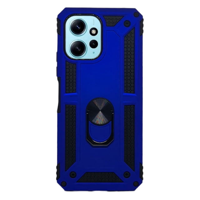 Funda Uso Rudo Cely Vesmir con Anillo Magnético Para Xiaomi Note 12 Azul Rey 2 Micas de cristal